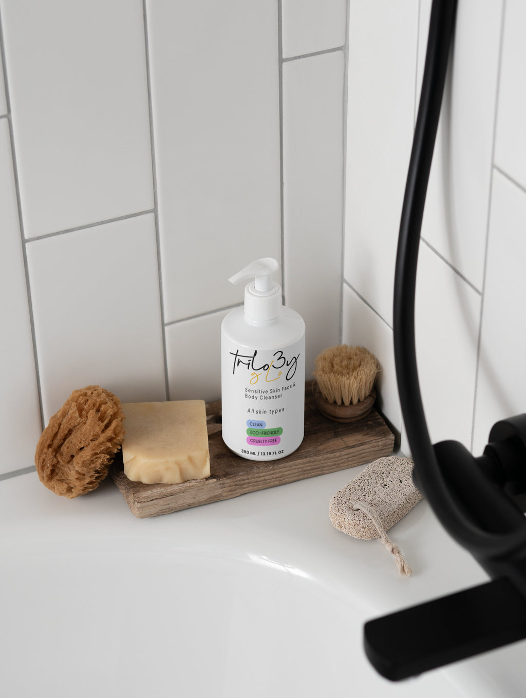 Sensitive Skin Face & Body Cleanser - Trilogy Glo