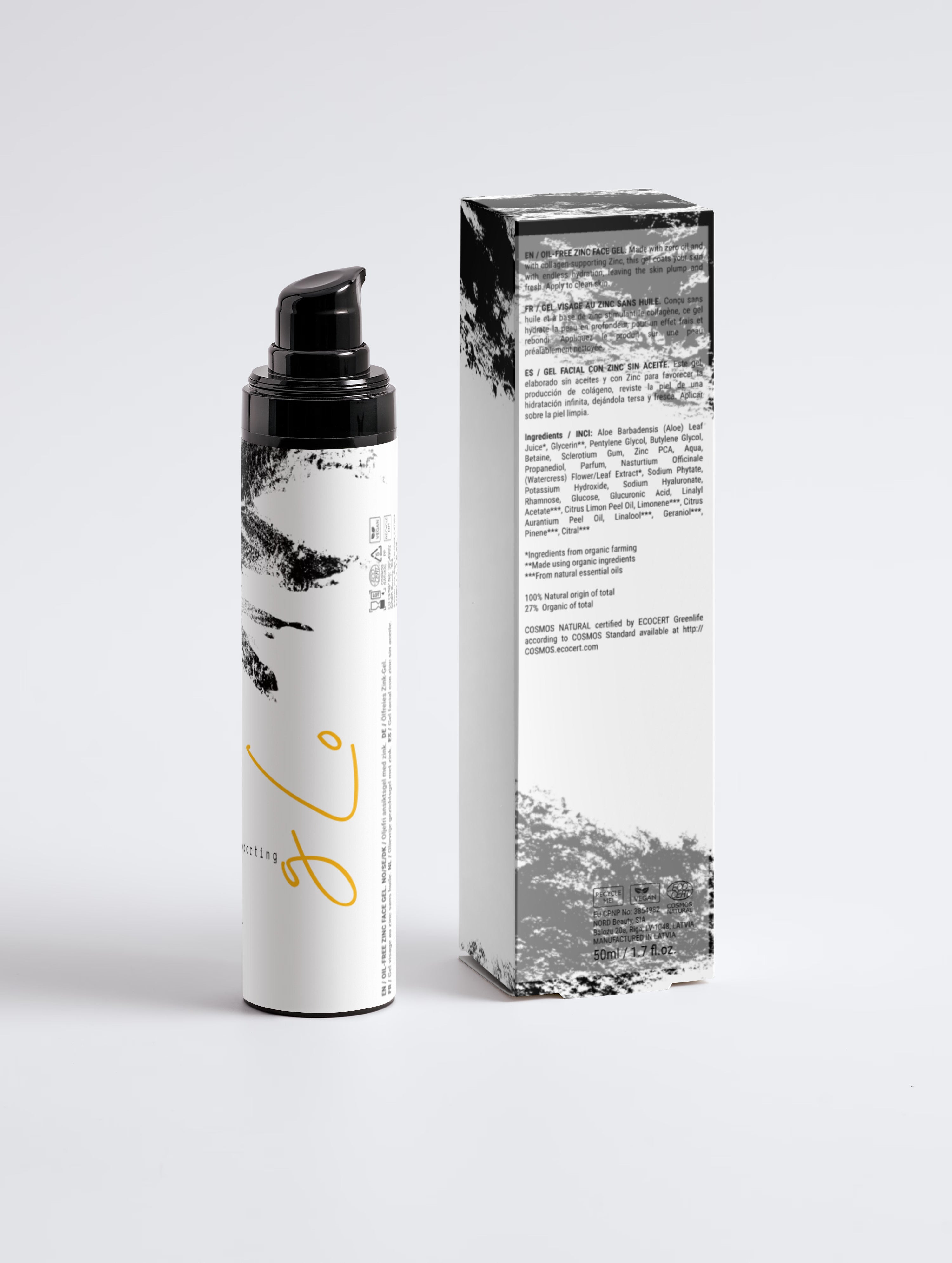 Men's Oil-Free Zinc Face Gel