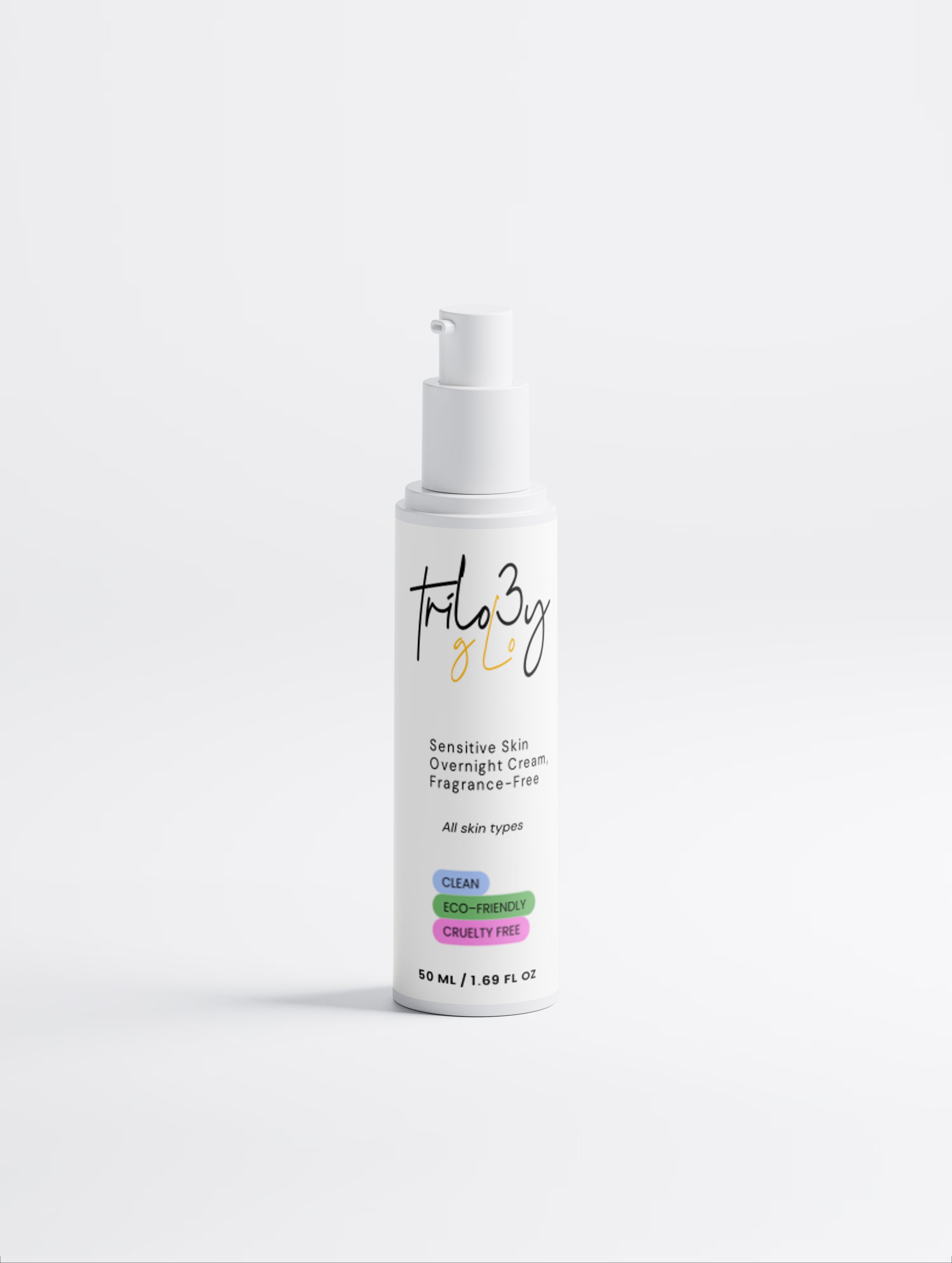 Sensitive Skin Overnight Cream, Fragrance-Free