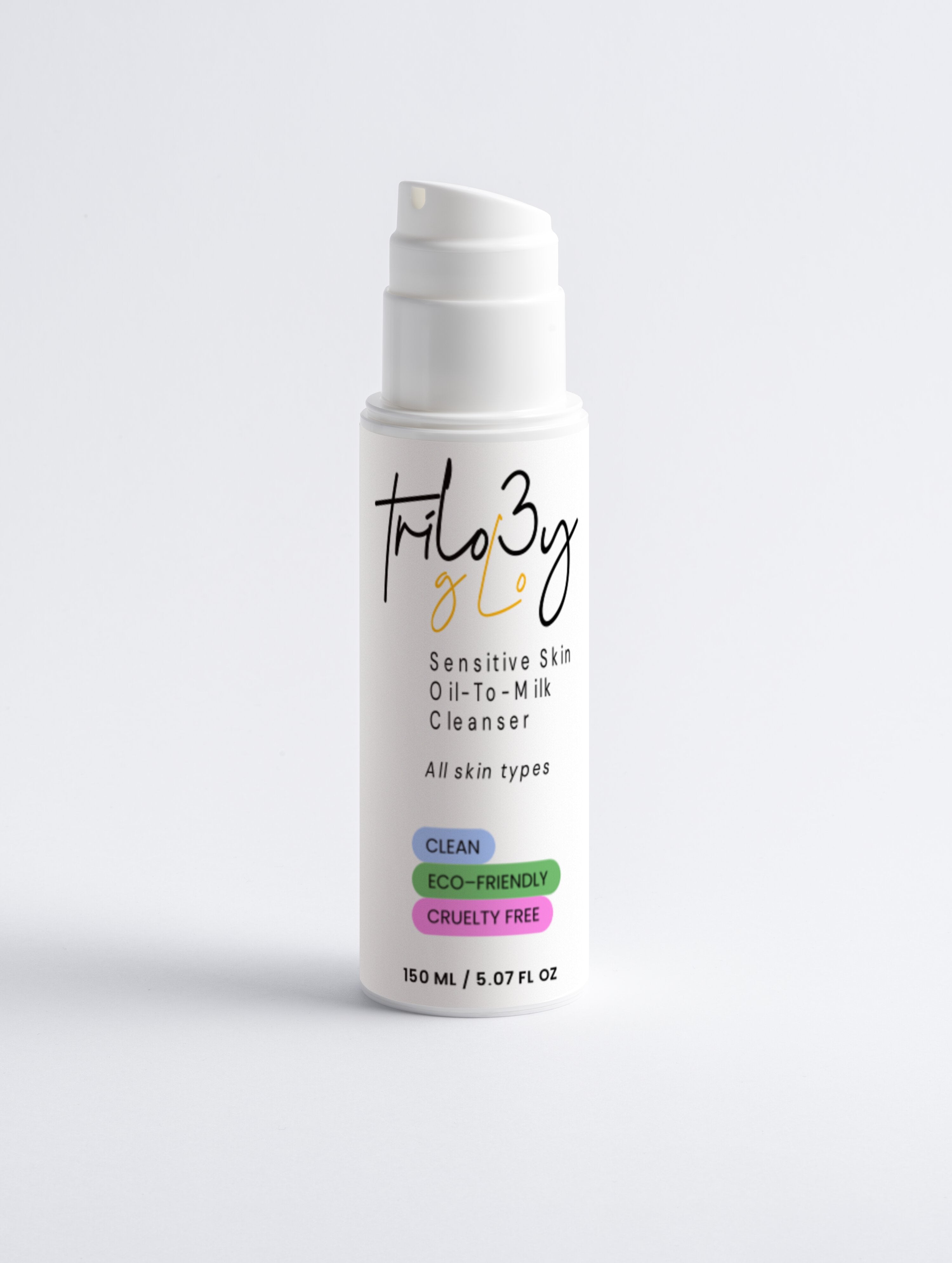 Sensitive Skin Oil-To-Milk Cleanser - Trilogy Glo