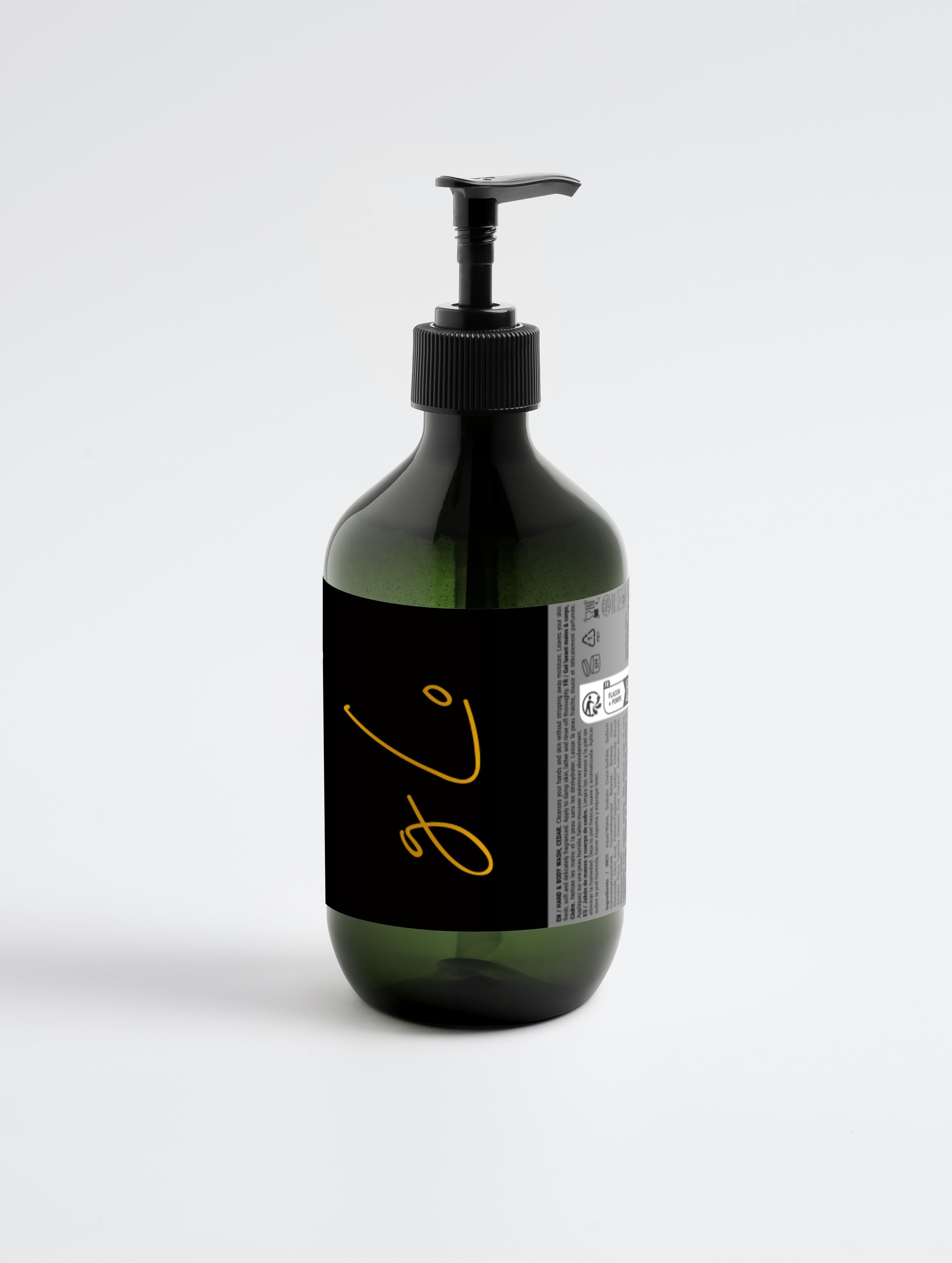 Hand & Body Wash, Peppermint & Dark Cedar - Trilogy Glo