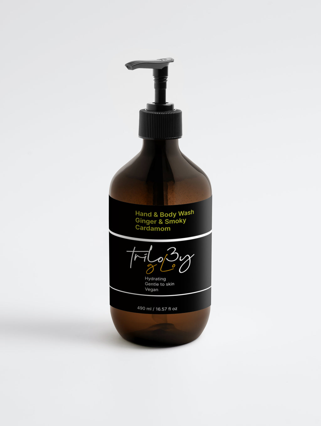 Hand & Body Wash, Ginger & Smoky Cardamom - Trilogy Glo