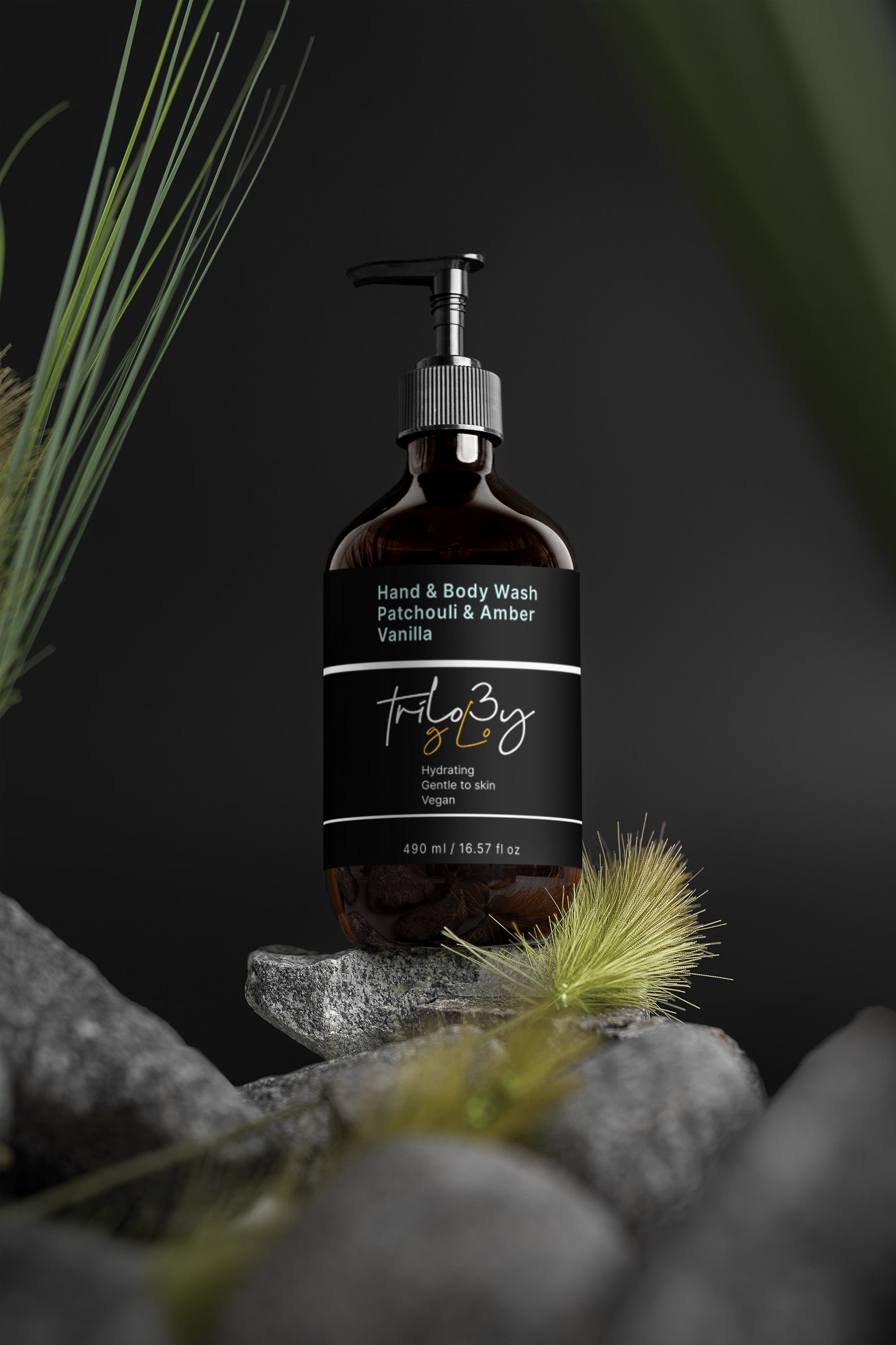 Hand & Body Wash, Patchouli & Amber Vanilla