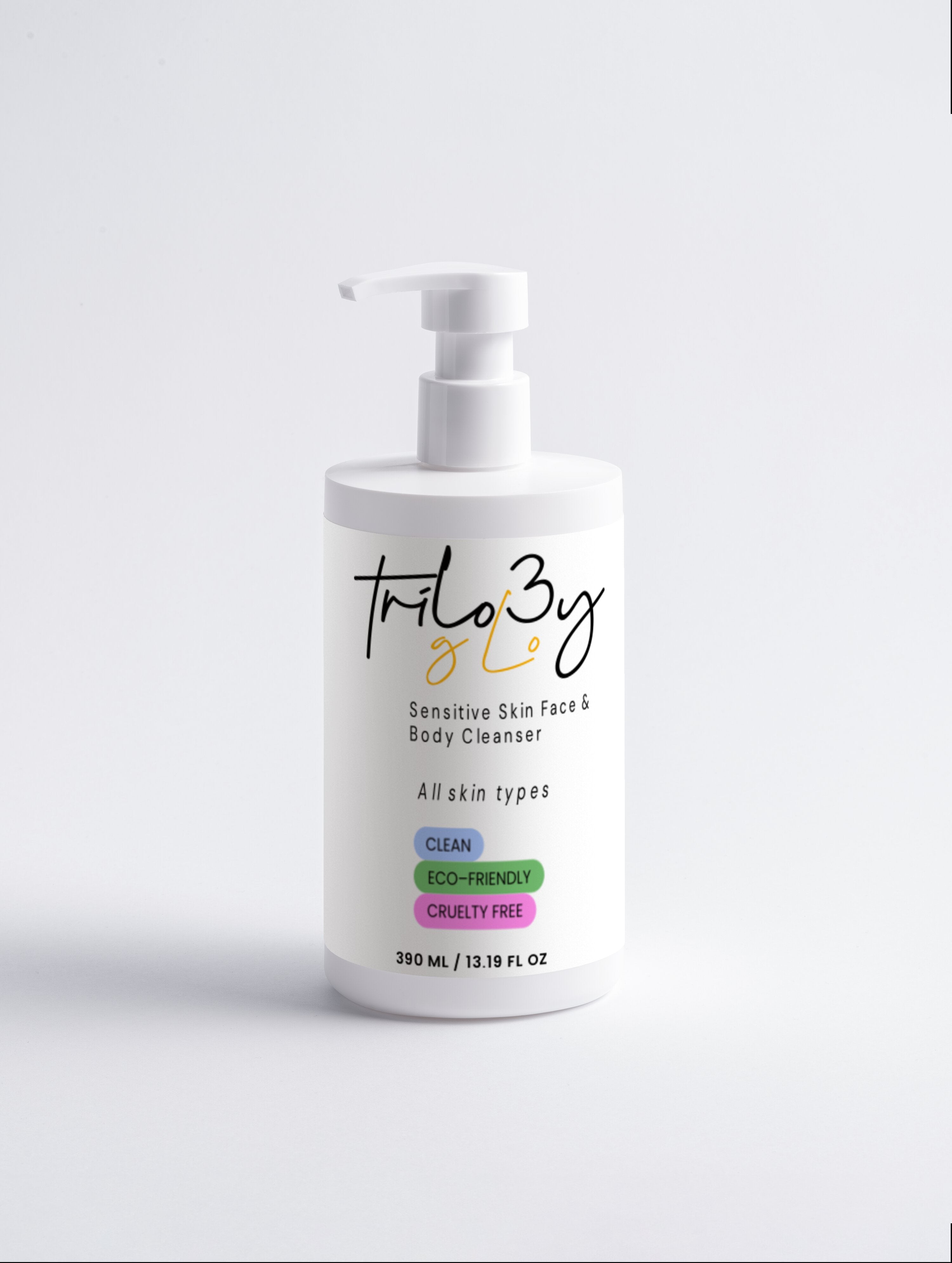 Sensitive Skin Face & Body Cleanser - Trilogy Glo