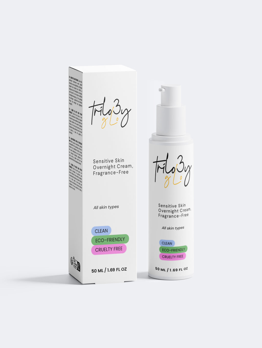 Sensitive Skin Overnight Cream, Fragrance-Free