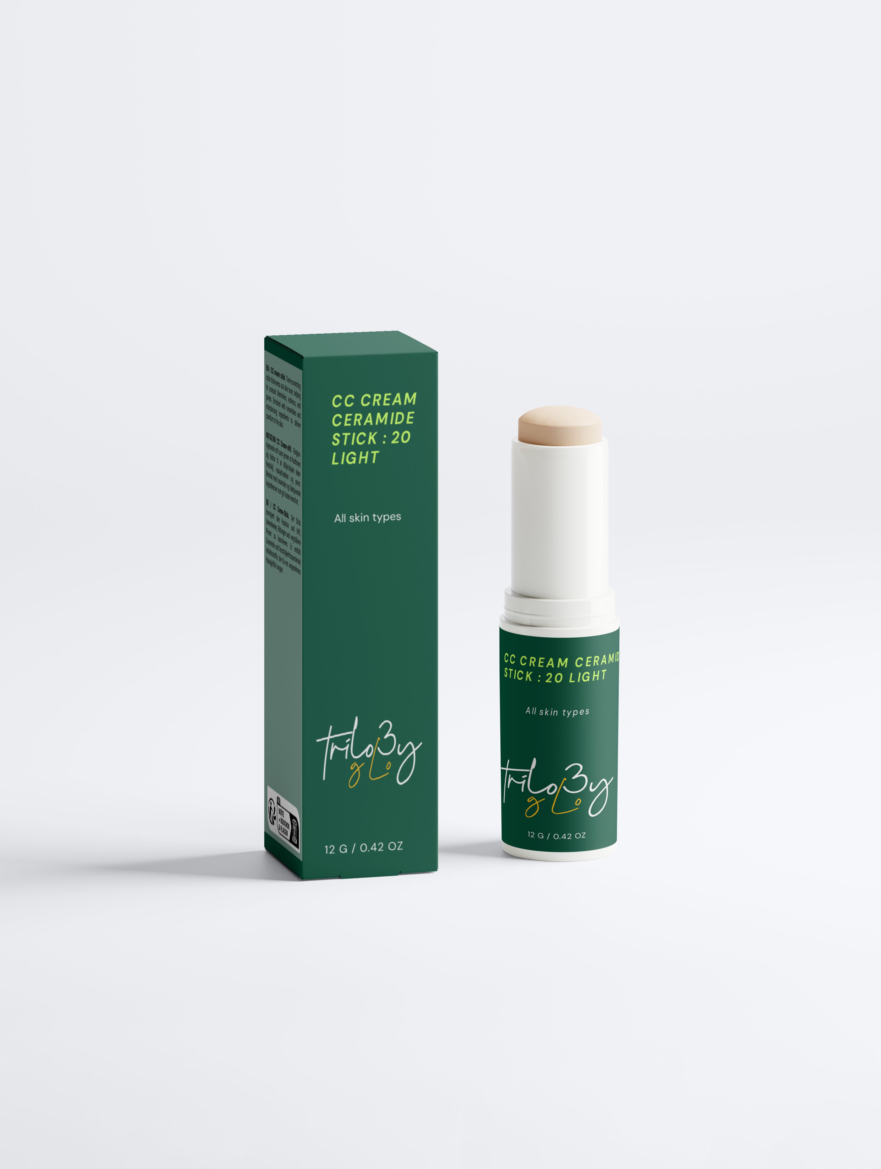 CC Cream Ceramide Stick : 20 LIGHT - Trilogy Glo