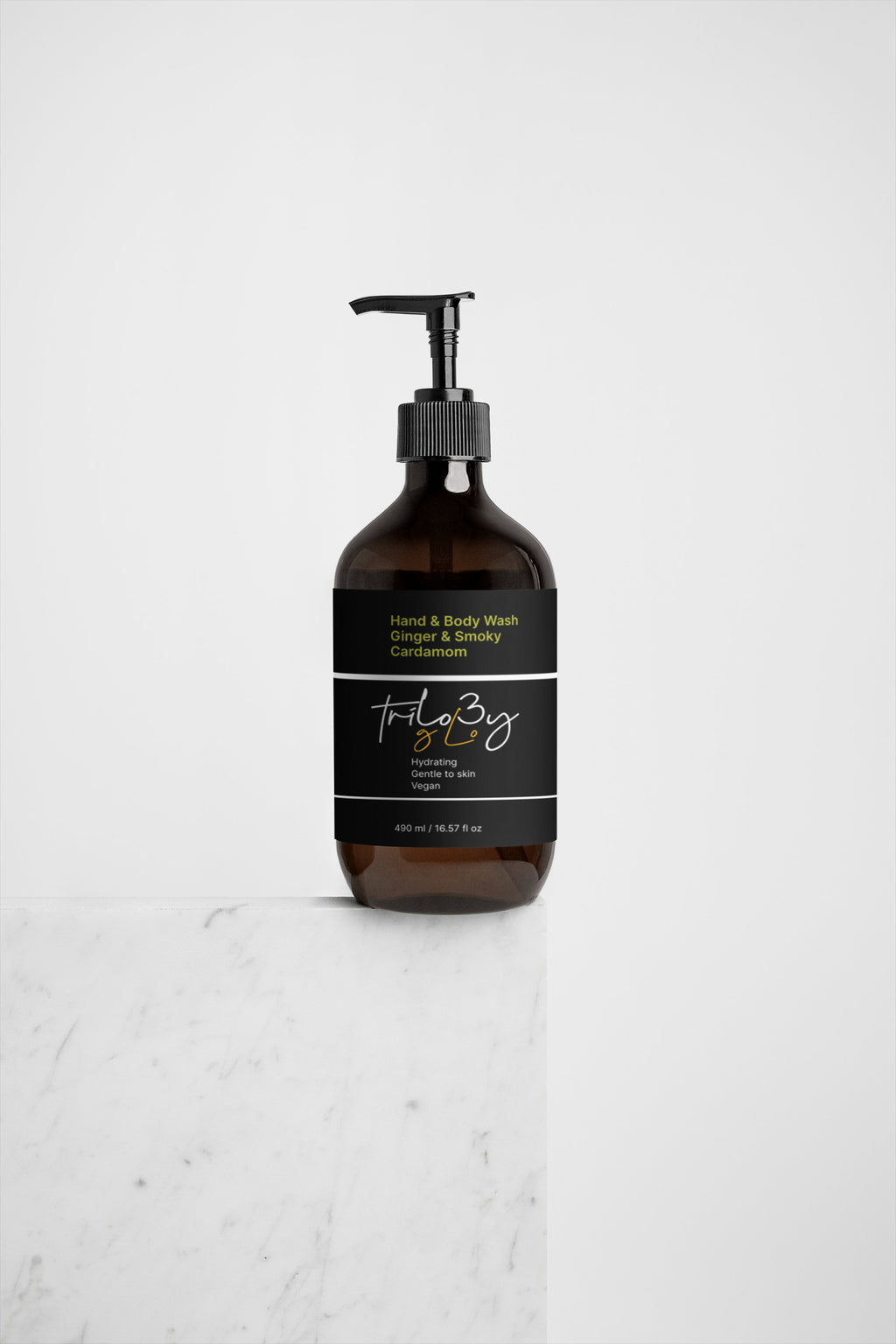 Hand & Body Wash, Ginger & Smoky Cardamom - Trilogy Glo